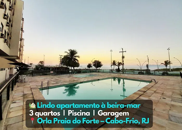 Lindo Apto Orla Da Praia Do Forte Cabo-Frio Rj